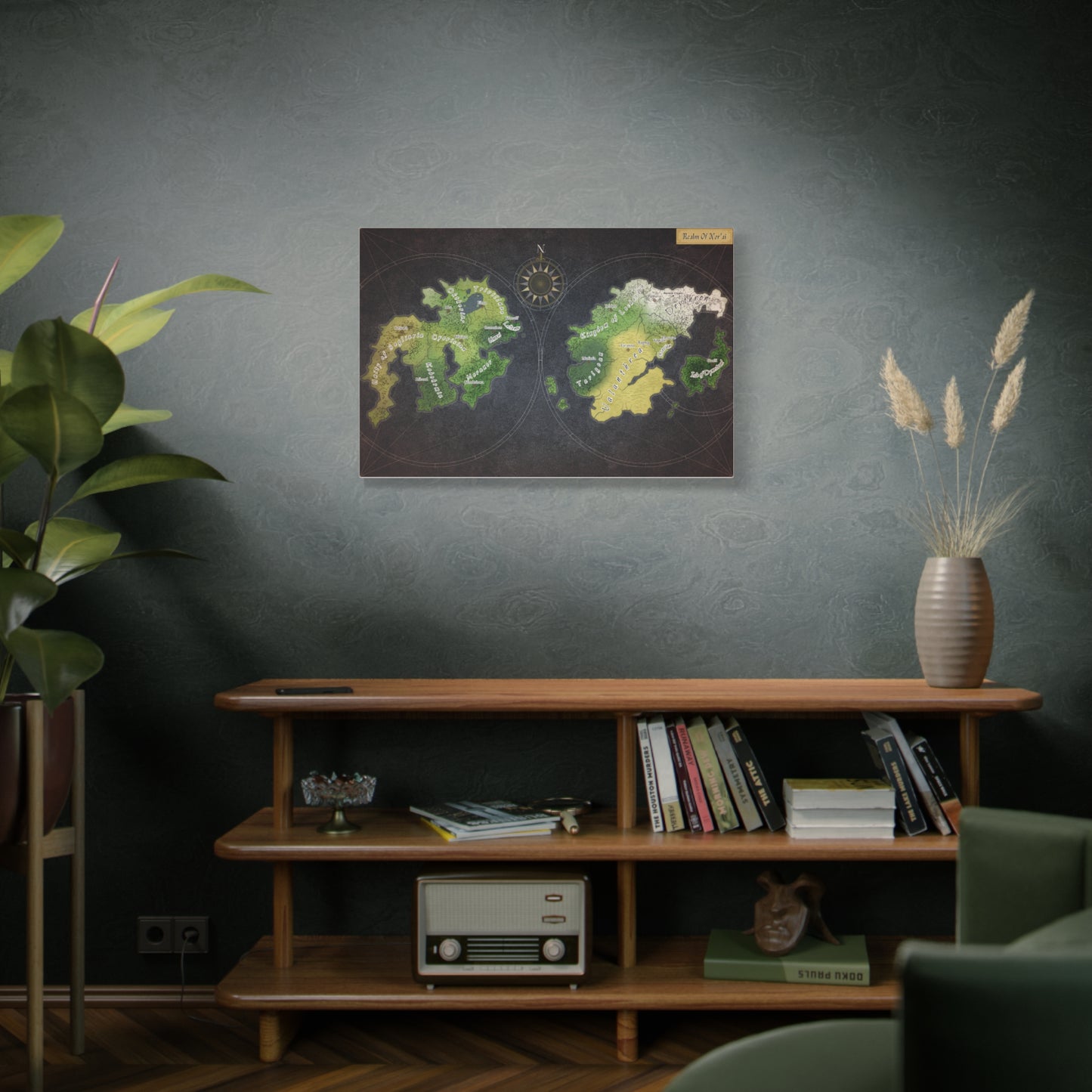 Map Of Nor'ai (Whence It Came Variant) Canvas Print